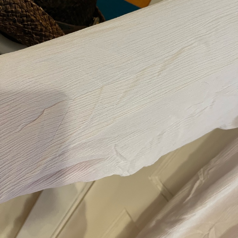 Guc Myrah Penazola White Kundalini kaftan Shirt Midi Dress - Picture 10 of 10